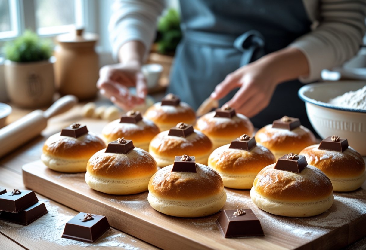 Lav dine egne fastelavnsboller med chokoladebilleder